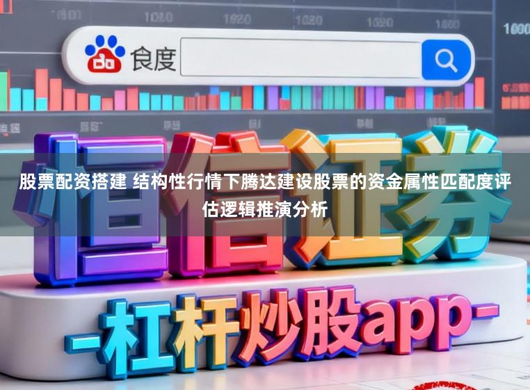 股票配资搭建 结构性行情下腾达建设股票的资金属性匹配度评估逻辑推演分析